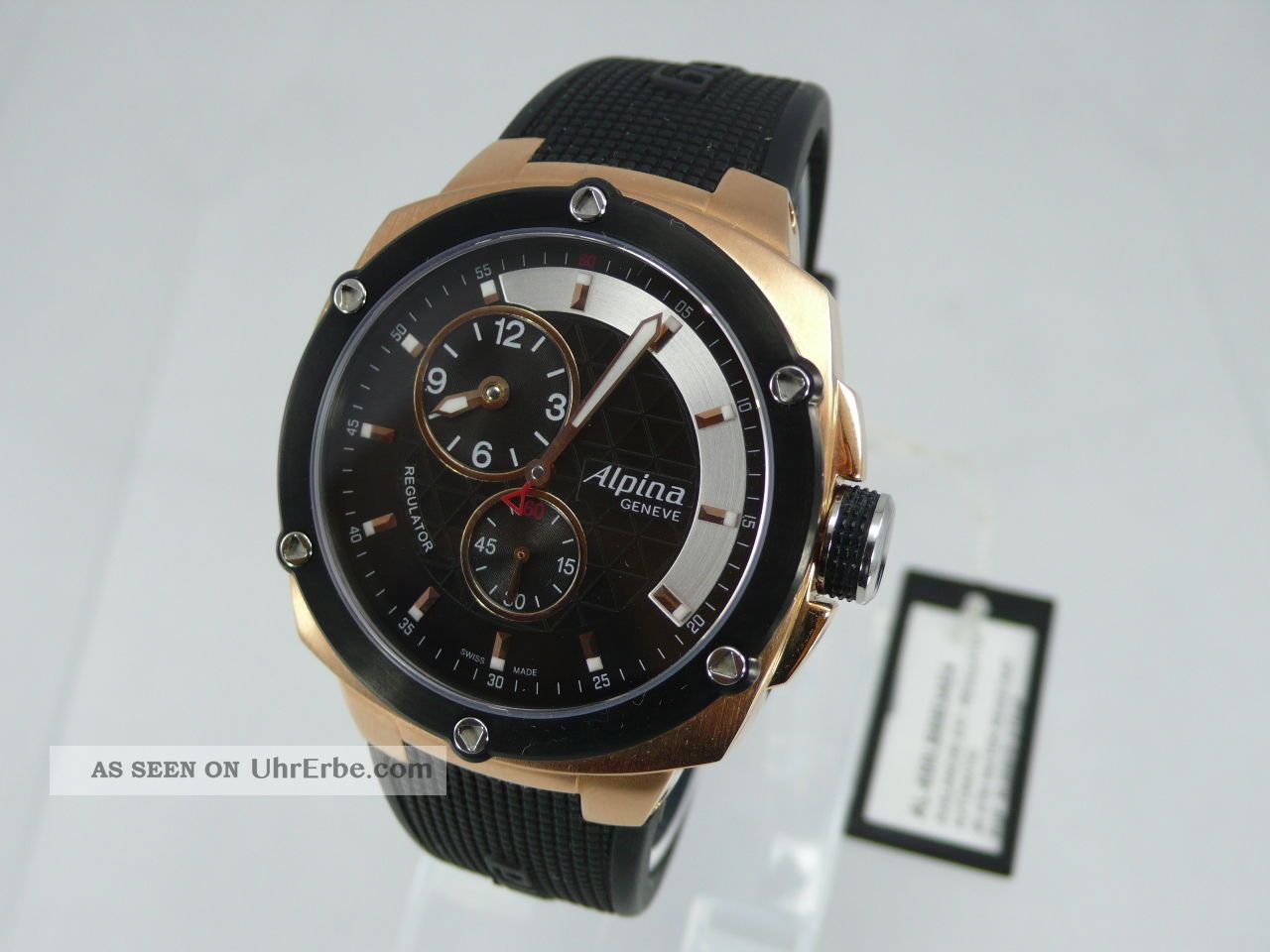 Alpina Regulanor Automatik Uhr Geneve Avalanche Extreme Saphirglas 20 Atm / Armbanduhren Bild