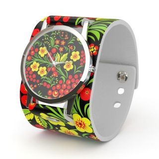 Uhr Armbanduhr Geschenk Mädchenuhr Wickeluhr Designer Uhr Mit Printdesign Bild