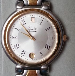 Herren - Uhr Emka Geneve Mit Edelstahl - Armband Bild