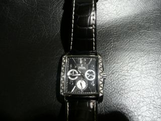Festina Damen Uhr Multifunktion Armbanduhr Leder F16524 Schwarz Bild