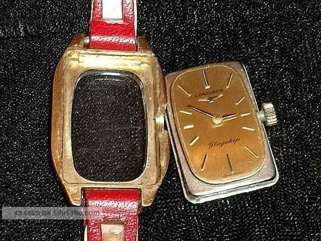 Rarität,  Alte Longines Flagship,  Handaufzug,  1950/60,  Damenarmbanduhr Armbanduhren Bild