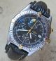 Luxusuhren Luxusuhr Chronograph Breitling Chrono Chronomat Herren Uhr Yachting Armbanduhren Bild 1