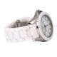 Fossil Armbanduhr Ce1002 Damen Quarz Weiß Zifferblatt Keramik Band Analog Datum Armbanduhren Bild 2