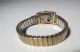 Racer Quarzuhr Armbanduhr Gold Für Herren Mit Zugband 70/80er Vintage Armbanduhren Bild 2