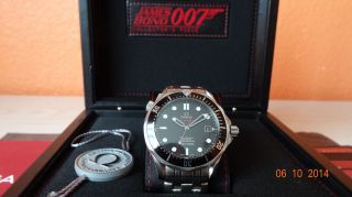 Omega Seamaster Diver 300 Limited Edition James Bond 007/ Limitiert Auf 10.  007 Bild