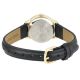 Timex T2h341 Frauen Weiße Zifferblatt Schwarz Strap Gold - Ton Steel Uhr Armbanduhren Bild 1