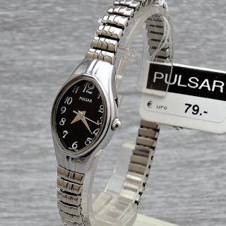 Damenarmbanduhr Pulsar Pc3271x9 Quarz Elastisches Armband Flexband Zugband Bild