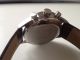 Sammler Uhr Mg Automarke Analog Chronograph Echtlederband Ziffernblatt Weiss Armbanduhren Bild 2