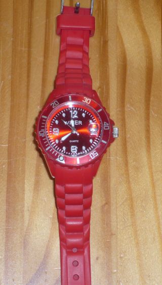 Viper Silikonuhr Watch Silikonband Quarz Sport Datumsanzeige Armband Bild