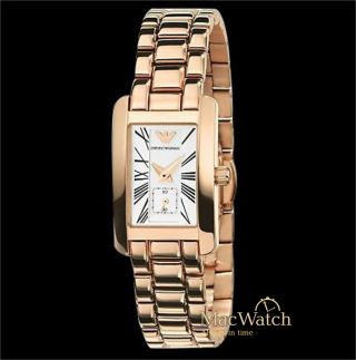 Emporio Armani Damen Uhr Ar0174 Armbanduhr Rosegold Klassik Ovp Bild