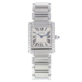 Armbanduhr Damen Cartier Tank Francaise 51008q3.  80 Karat Diamant Quartz Bild