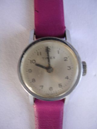 Für Sammler Handaufzug Vintage Damenruhr Timex Dau Aus Nachlass Bild