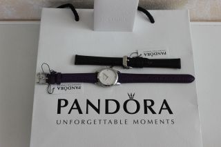 Pandora Fleur Damenuhr Armbanduhr Uhr Weiß Mit Geschenk Bild