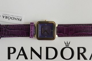 Pandora Grand Cushion Damenuhr Armbanduhr Uhr Lila Bild