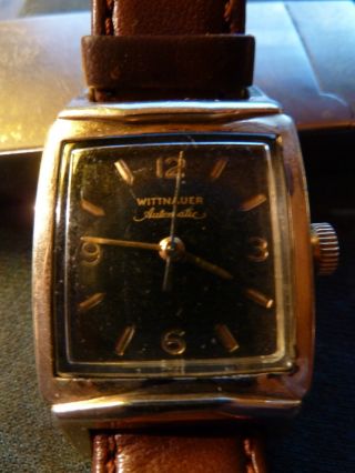 Armbanduhr.  Wittnauer.  Automatic.  Ca.  1950.  Vergoldet Bild