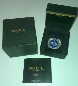 Breil Milano Bw0328 Herrenuhr Armbanduhr Chronograph Ovp Mit - Zertifikat Bild