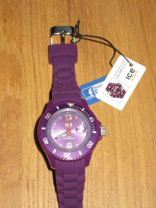 Ice Watch Small Armbanduhr Uhr Unisex (sw.  Che.  U.  S.  12) Lila Purple Ovp Bild