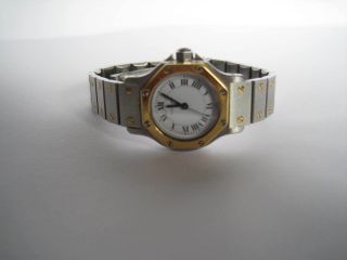 Damen Cartier Uhr,  Modell Santos Automatique,  25mm Bild