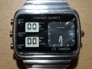Armbanduhr Omega Seamaster Chronograph Albatros Montreal Von 1976 Bild