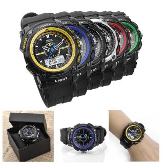 2013 Ohsen Sportuhr Digital Uhr Alarm Chrono Silikon Armbanduhr Weckuhr Mit Etui Bild