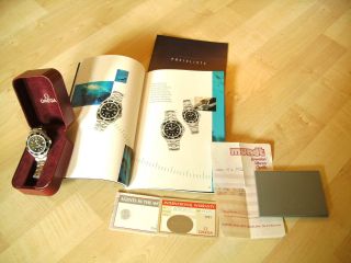 Omega Seamaster Professional Armbanduhr Für Herren Se - 11 Papiere Katalog 1992 Bild