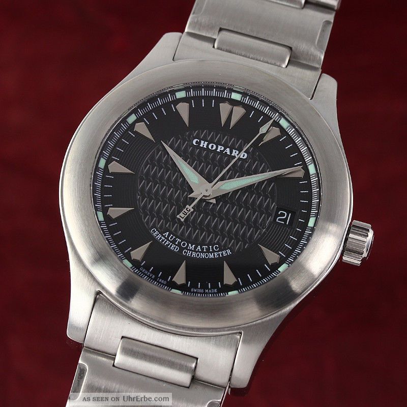 Chopard L.  U.  C.  Sport 2000 Automatik Stahl Chronometer Herren Ref 8200 Vp:8080,  - Armbanduhren Bild