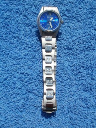 Neue Armbanduhr,  Blau/silber,  Quartz Bild