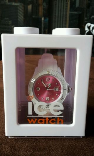 Ice Watch Weiss Pink Sili Unisex Modell Siwpus10 Bild