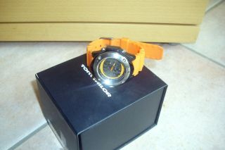Tom Tailor Unisex Armbanduhr Jugend Schwarz Orange - Neuwertig - Bild