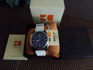 Orig.  Hugo Boss Orange Armbanduhren Mit Weiße Gummi Armband, Bild