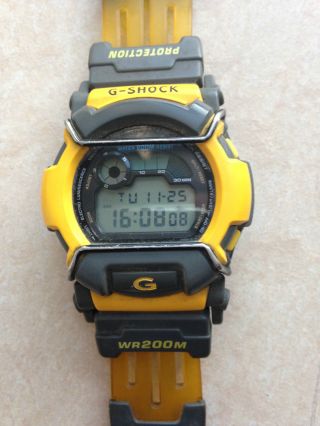 Casio G - Shock Armbanduhr 1557 Grau - Gelb Top Ovp Bild