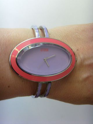 Storm London Uhr Watch Kelli Purple Stormuhr Lila Rot Poliert Bild