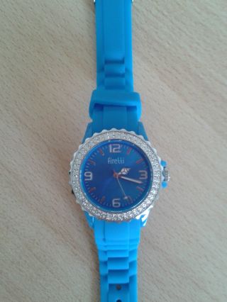 Firetti Damen Armbanduhr In Blau Mit Glaskristallen Bild