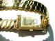 Goldener Chronometre Election Mit Goldenem Elastfixoband Bd.  585 Gold Punziert Armbanduhren Bild 2