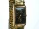 Goldener Chronometre Election Mit Goldenem Elastfixoband Bd.  585 Gold Punziert Armbanduhren Bild 5