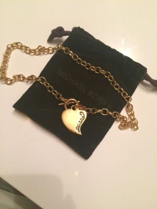 Guess Halskette,  Metall,  Vergoldet Np: 49€,  Im Michael Kors Säckchen Bild