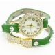 Damen Vintage Armbanduhr Leder Bowknot Bracelet Strass Kette Uhren Uhr Watches Armbanduhren Bild 7