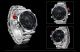 Herren Armbanduhr Mit Led Licht Digitalanzeige Datum Alarm Metalband Sportlich Armbanduhren Bild 1