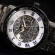 Sewor Herren Schwarz Handaufzug Mechanische Uhr Metall Armband Uhr 4 Farben Armbanduhren Bild 15