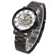 Sewor Herren Schwarz Handaufzug Mechanische Uhr Metall Armband Uhr 4 Farben Armbanduhren Bild 17
