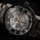 Sewor Herren Schwarz Handaufzug Mechanische Uhr Metall Armband Uhr 4 Farben Armbanduhren Bild 1