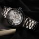 Sewor Herren Schwarz Handaufzug Mechanische Uhr Metall Armband Uhr 4 Farben Armbanduhren Bild 6