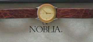 Noblia Citizen Impressione Damen Armbanduhr 18k Vergoldet Superfach Edel Sammler Bild