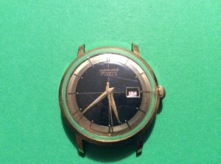Junghans Handaufzug Armbanduhr 50 Er 60er Jahre Bild