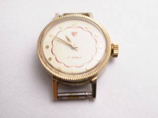 Damen Armbanduhr Goldfarben Ohne Band Handaufzug No - Name Vintage 1920 - 1970 Bild