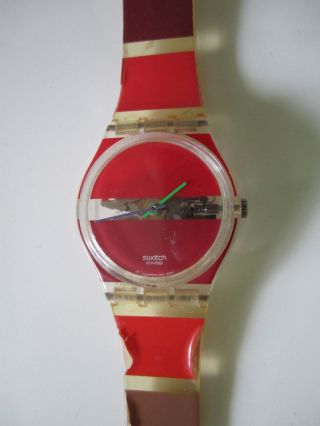 Swatch Uhr - - Funktioniert - Farbverlauf Bild