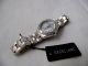 Excellanc Exclusiv Damen Uhr Perlmuttoptik Zifferblatt Kristall 25mm White Pearl Armbanduhren Bild 2