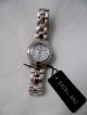 Excellanc Exclusiv Damen Uhr Perlmuttoptik Zifferblatt Kristall 25mm White Pearl Armbanduhren Bild 6