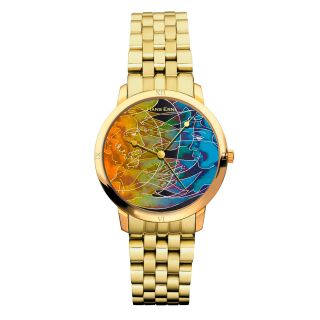 Puls Der Zeit Armbanduhr Damen Nach Motiv Von Hans Erni Limitiert Vergoldet Bild
