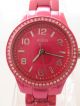 Guess Damenuhr / Damen Uhr Aluminium Pink Strass W80074l1 Armbanduhren Bild 1